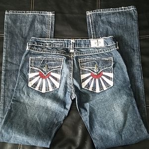 Laguna Beach White Stitch Jeans Long Sz 29 LN